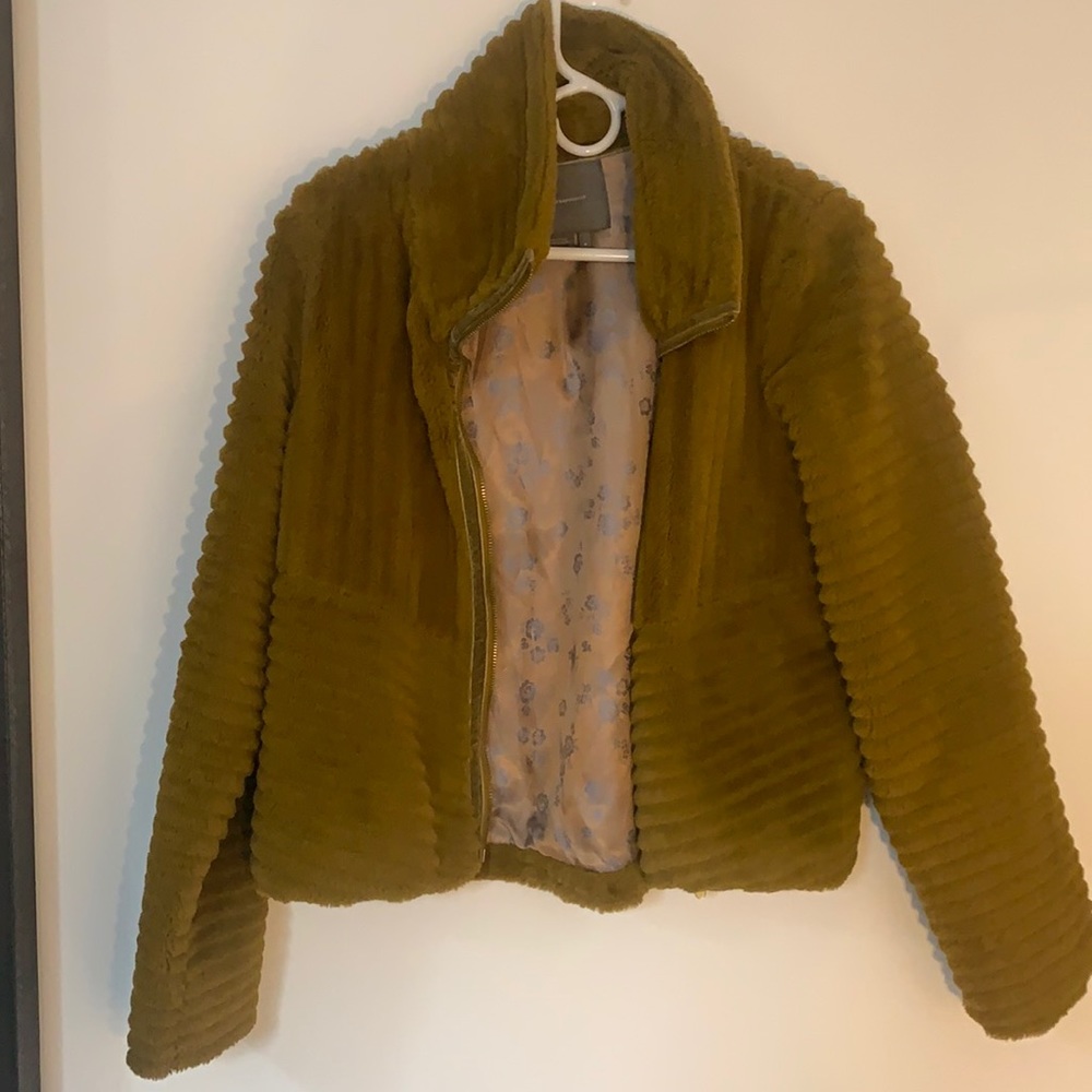 Anthropologie mustard jacket
